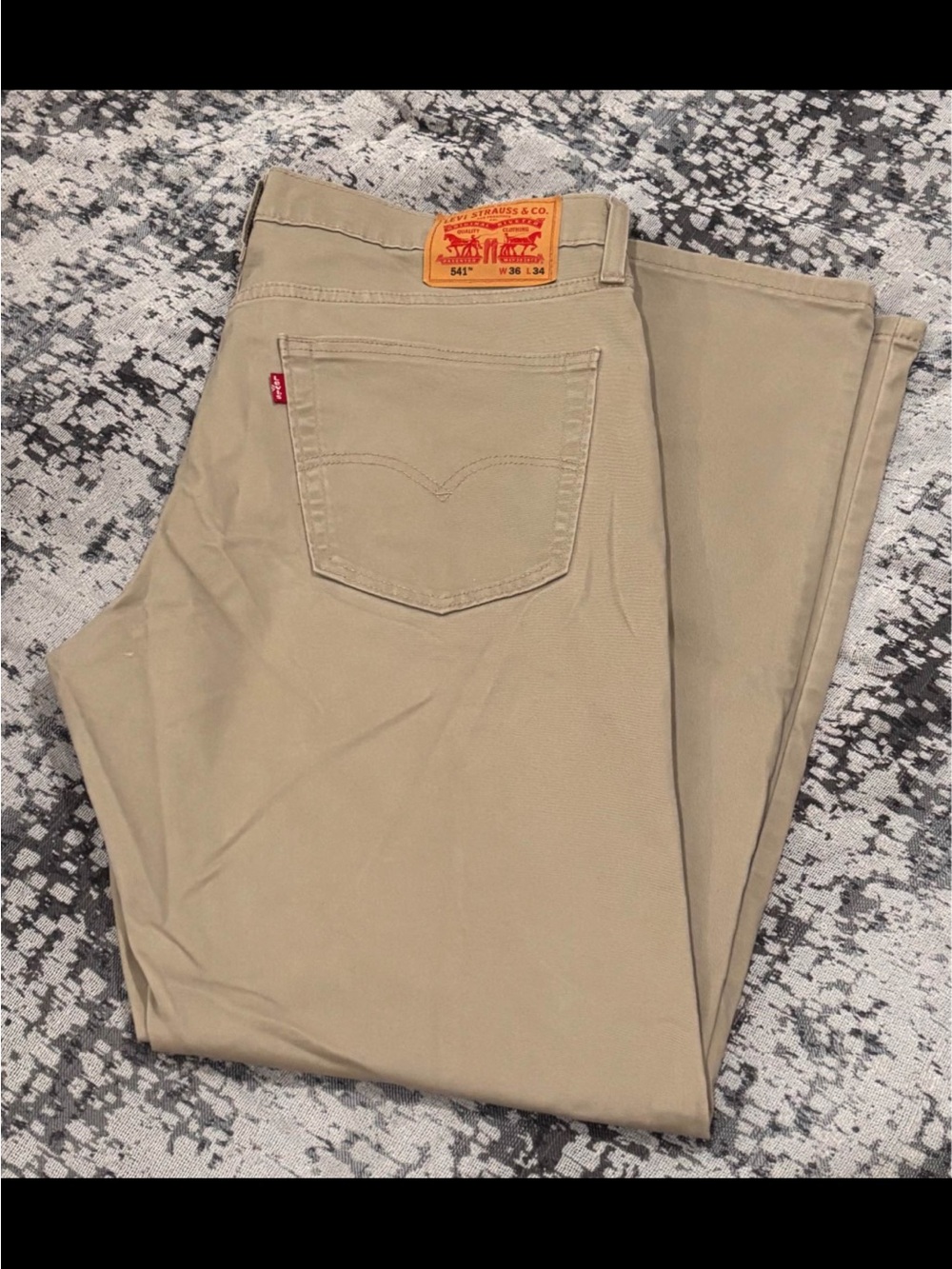 Men’s Levi's 541 Athletic Taper-fit Stretch Jeans Size 36x34